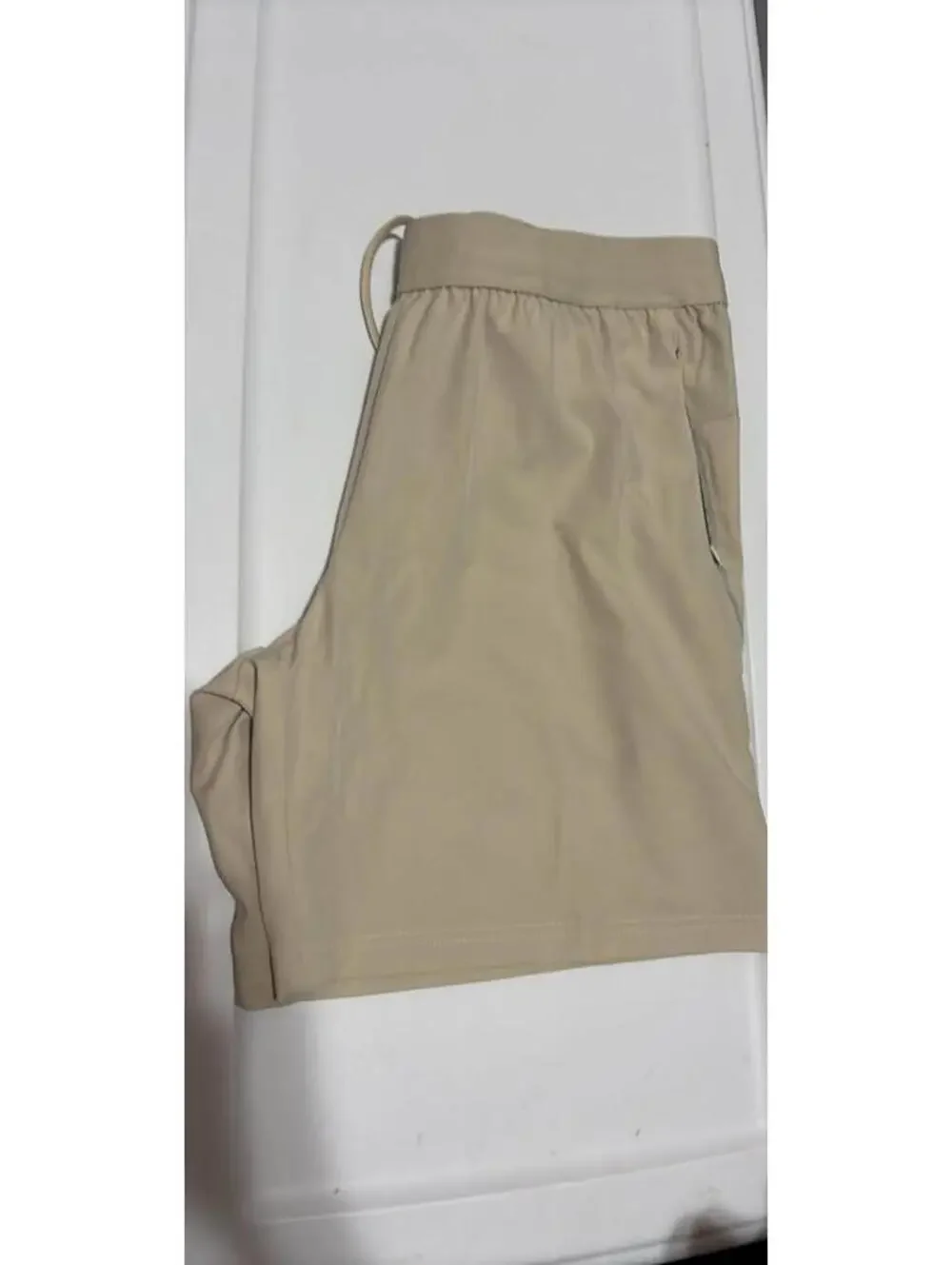 NWT Men's Tek Gear Athletic Training Shorts Medium - Blue & Khaki- 2 Pair Bundle